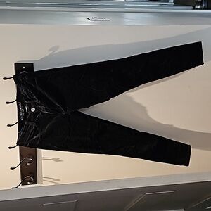 Barely worn American eagle black velour jeggings